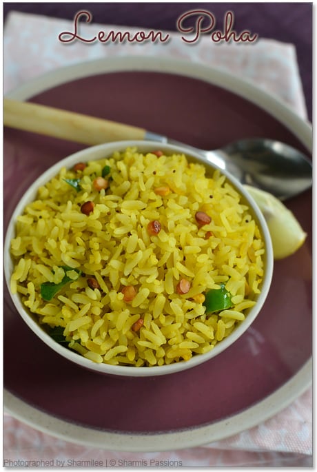 Lemon Aval Upma Recipe