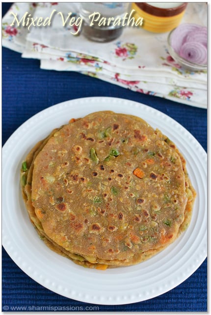 Vegetable Paratha Recipe