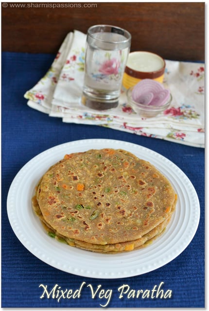 Vegetable Paratha Recipe 