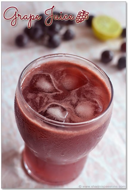 Grape Juice Recipe