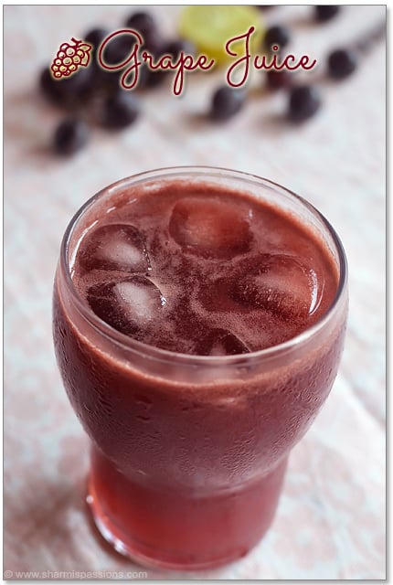 Grape Juice Recipe