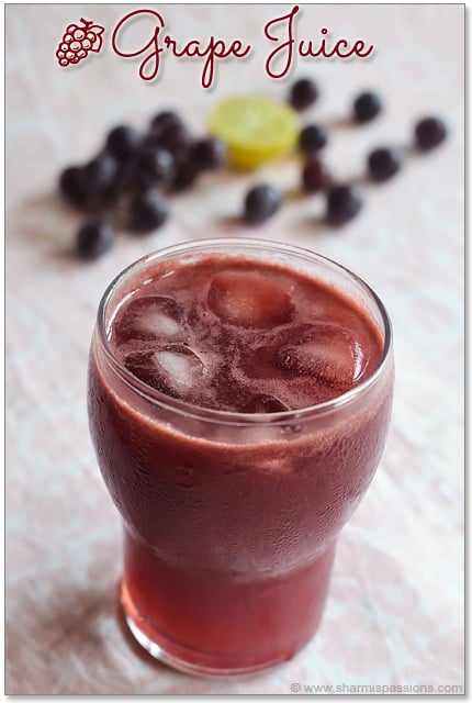 Grape Juice Recipe