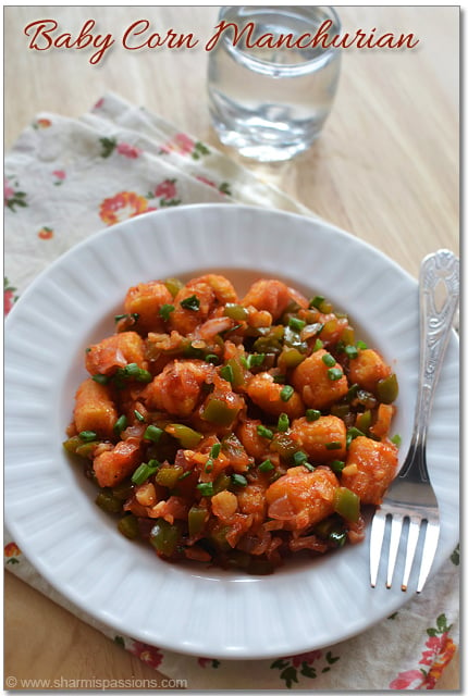 Baby Corn Manchurian