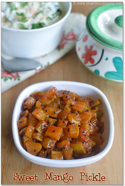 Instant Sweet Mango Pickle Recipe