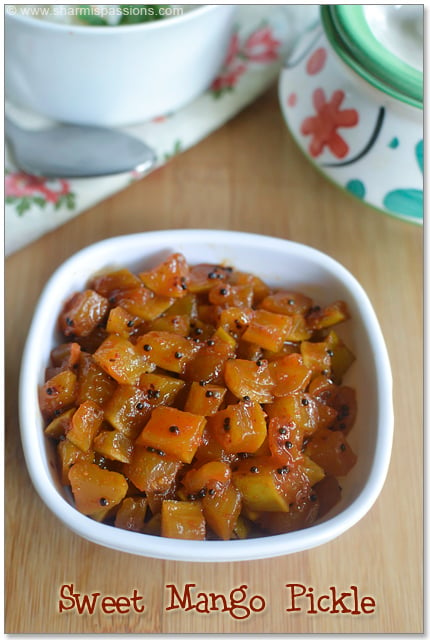 Instant Sweet Mango Pickle Recipe