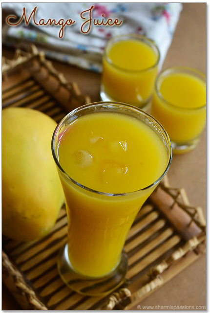 Mango Juice - Mango Juice Recipe | How to make fresh mango ...