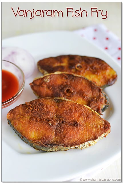 Fish Fry Recipe | Meen Varuval Recipe - Sharmis Passions