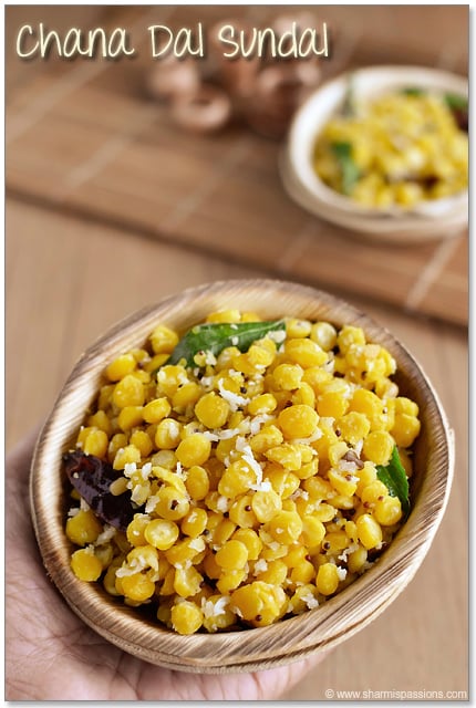 Chana Dal Sundal Recipe