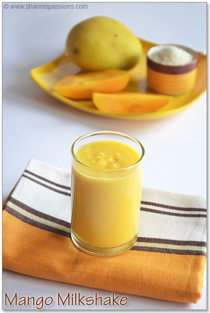 Mango Milkshake (Recipe 2)