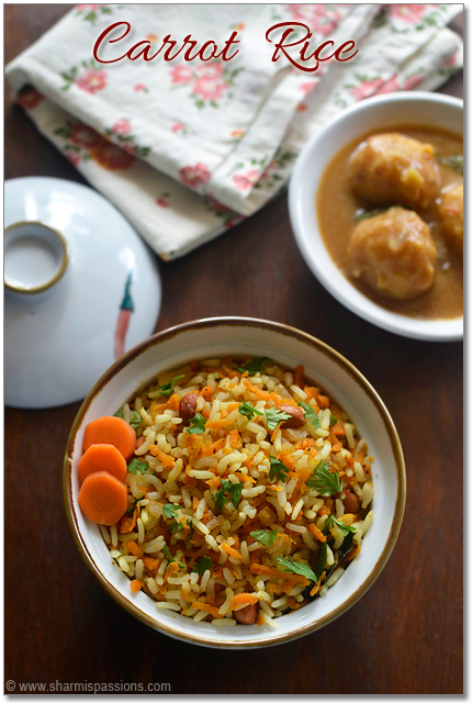 Carrot Rice Recipe