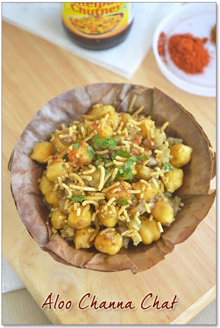 Aloo Channa Chat Recipe