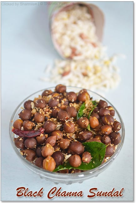 Black Chana Sundal Recipe - Sharmis Passions