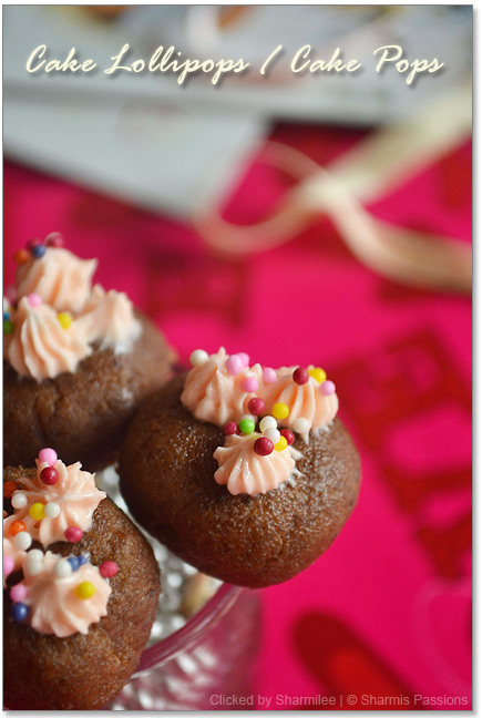 Cake Lollipops Recipe