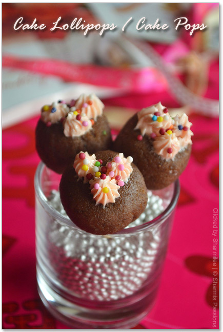 Cake Lollipops Recipe