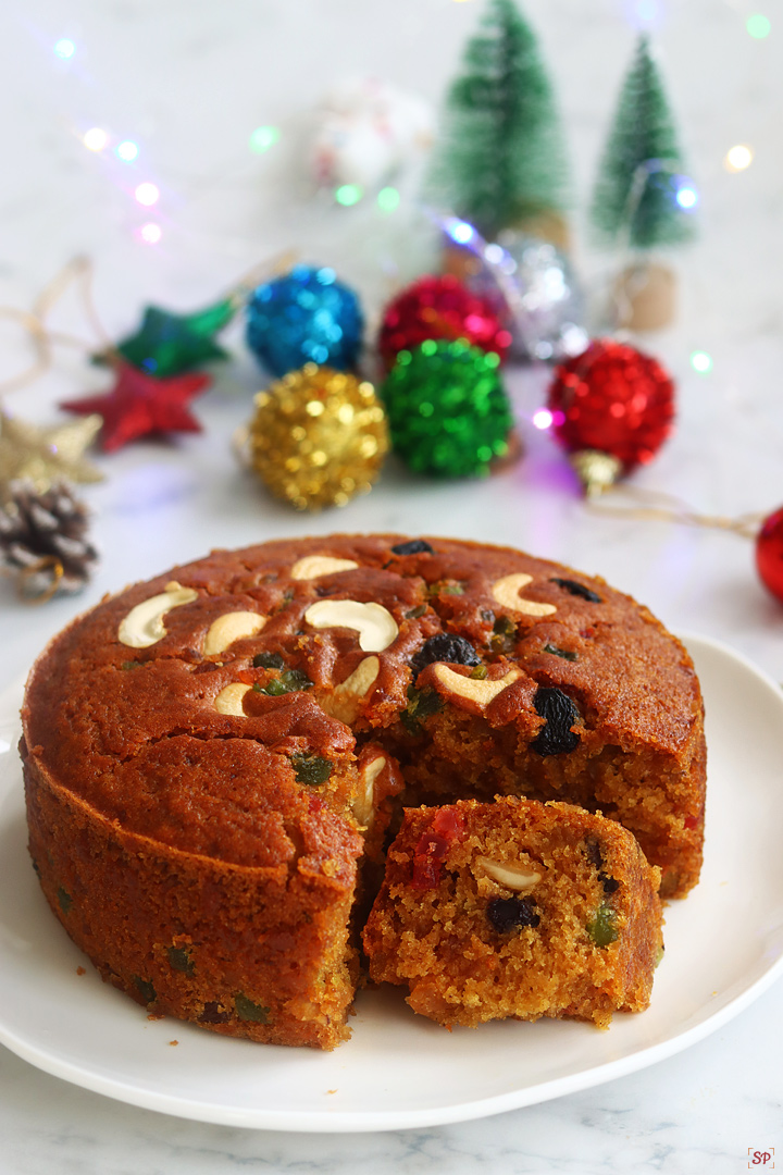 eggless fruit cake