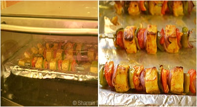 Paneer Tikka in Oven Step3