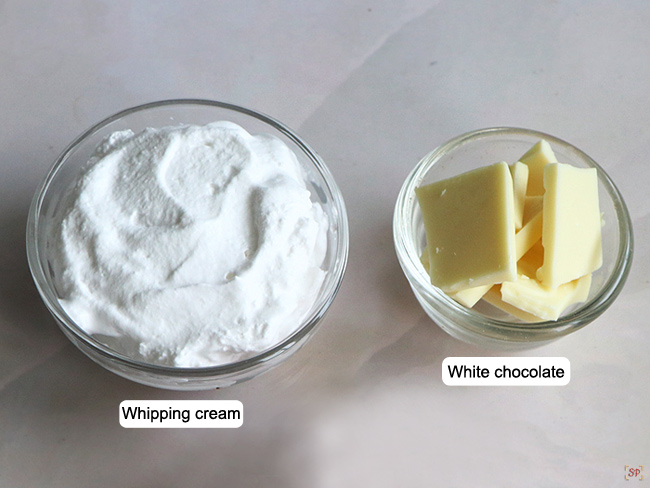 white chocolate mousse ingredients