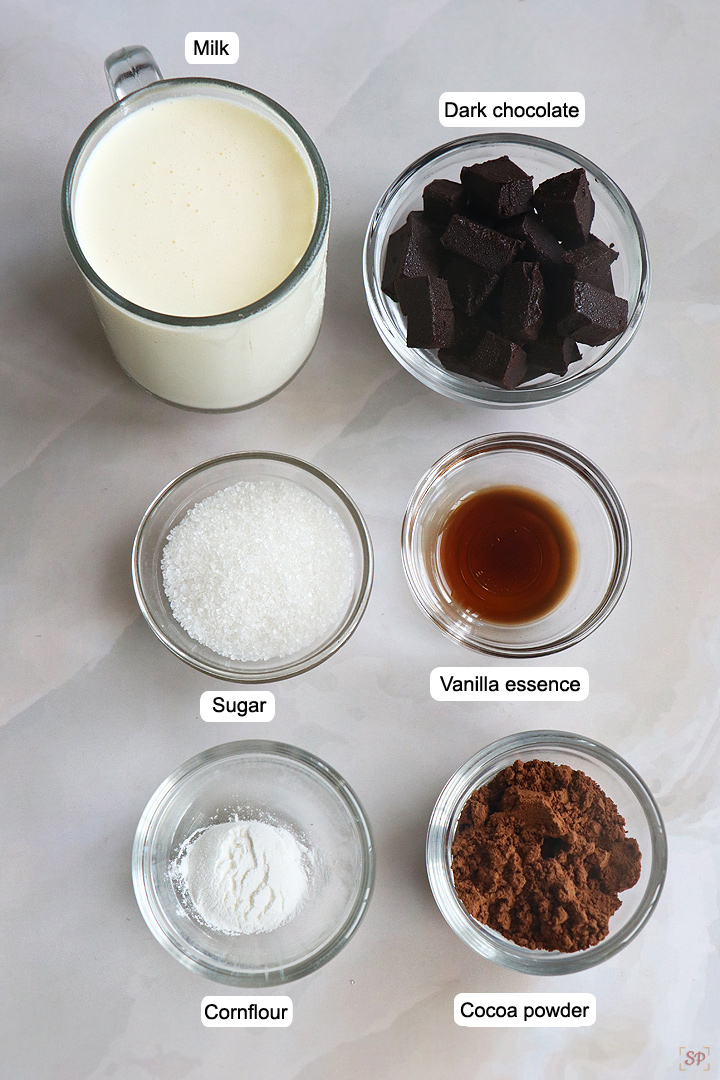 hot chocolate ingredients
