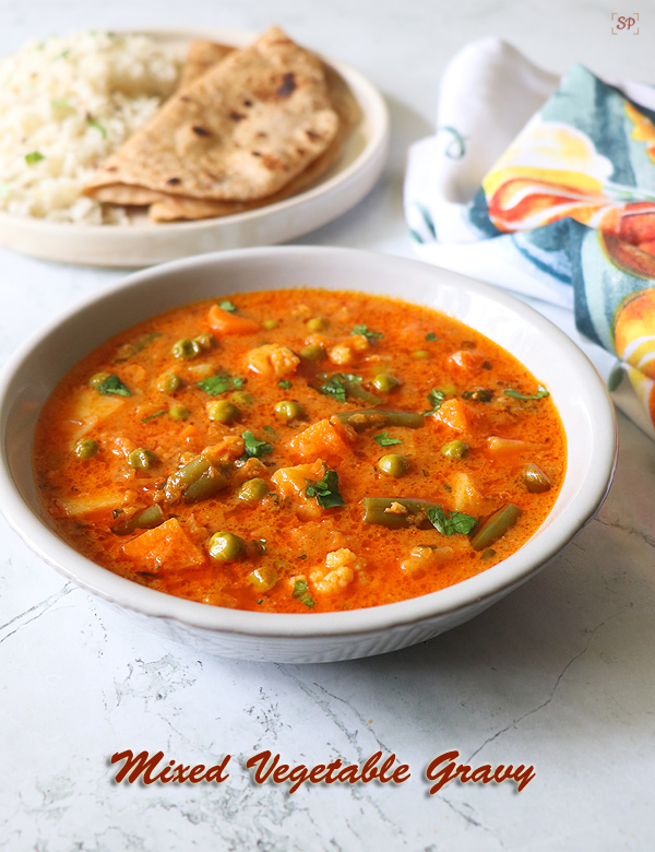 Mixed Vegetable Curry Recipe | Mix Veg Recipe - Sharmis Passions