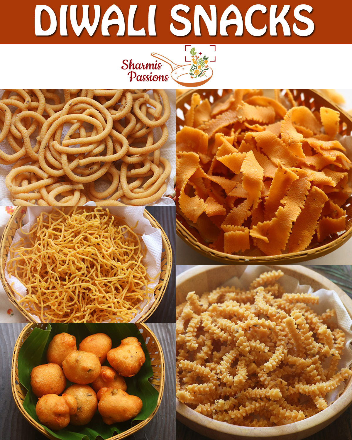 Diwali Snacks  60+ Diwali Snacks Recipes - Sharmis Passions