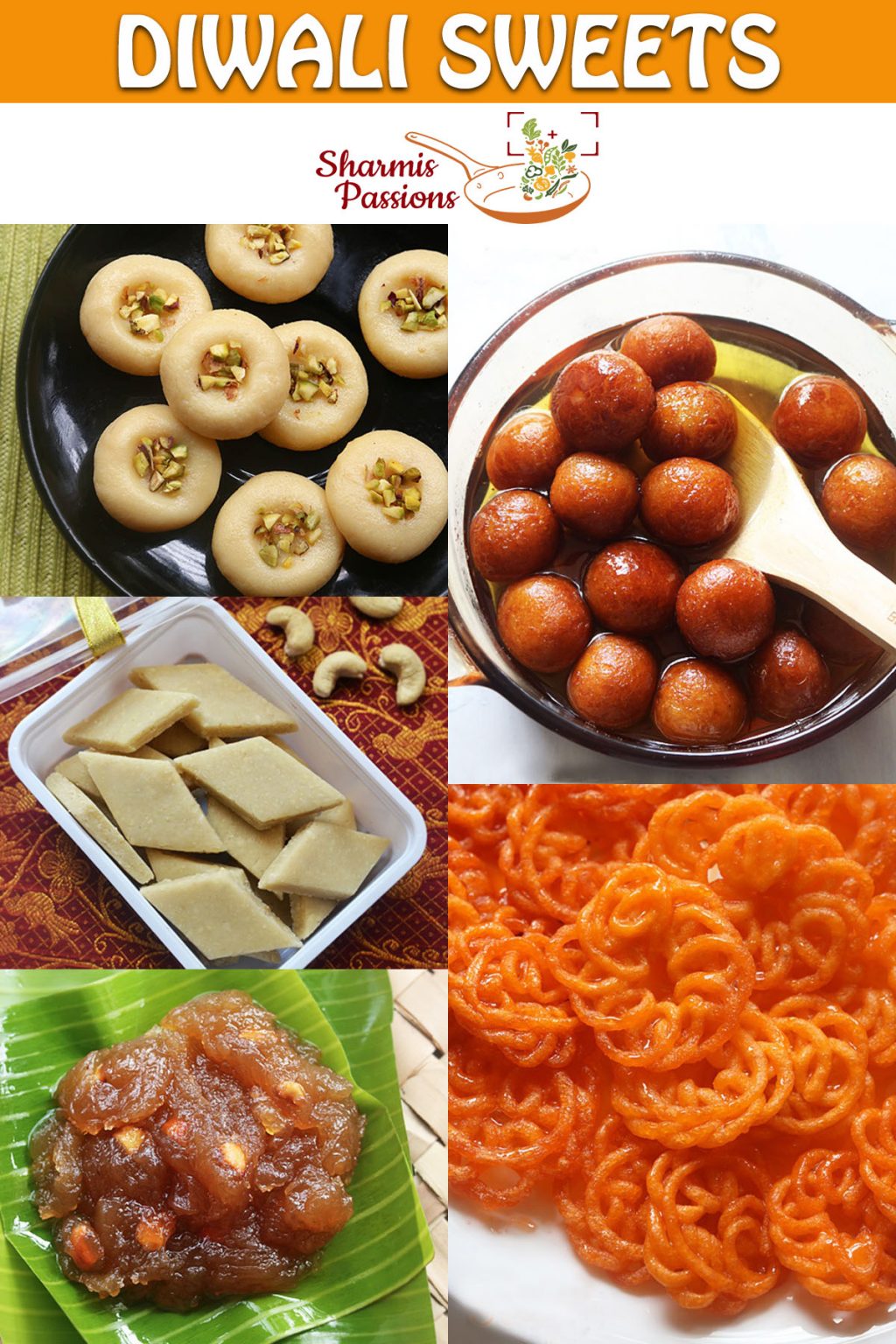 Diwali Sweets | Diwali Sweets Recipes - Sharmis Passions