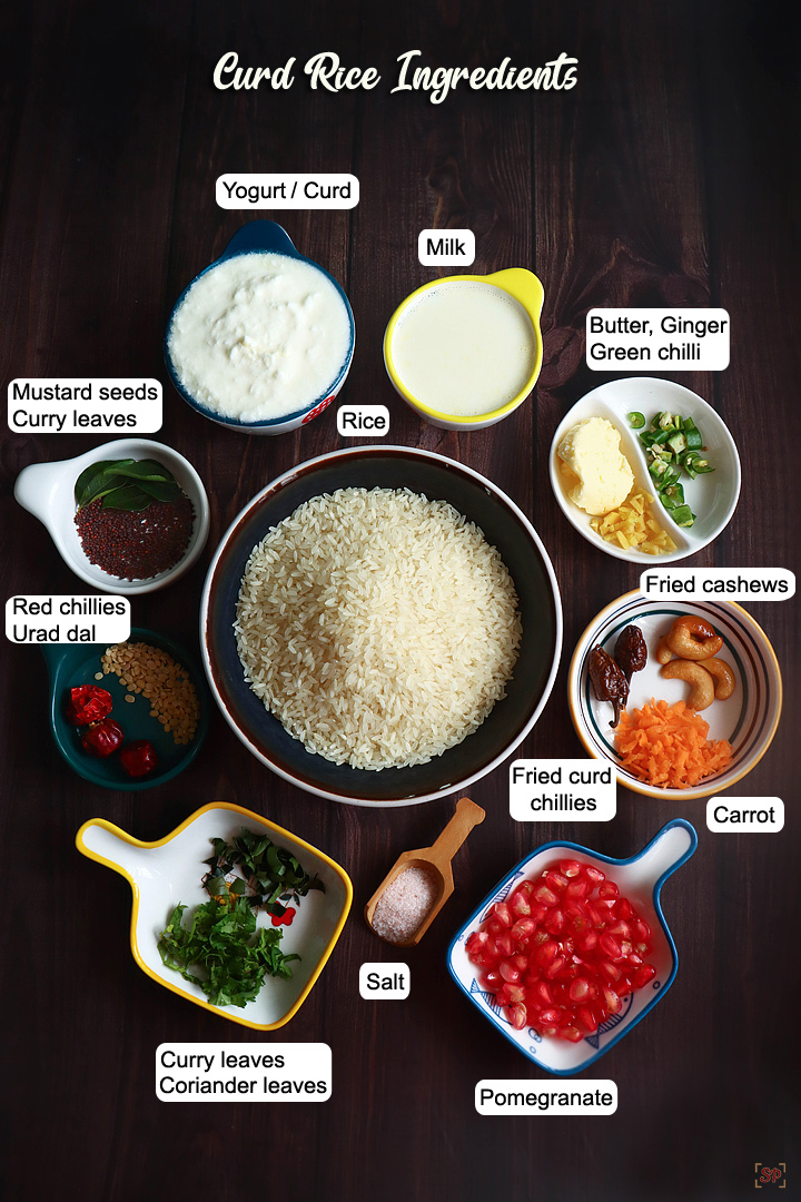 curd rice ingredients