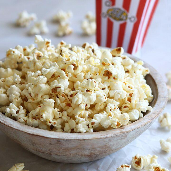 Butter Popcorn Recipe | Butter Salt Popcorn Recipe - Sharmis Passions