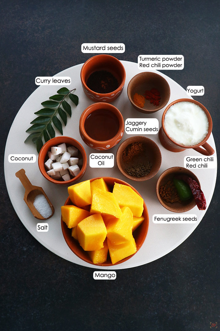 ingredients needed to make mambazha pulissery