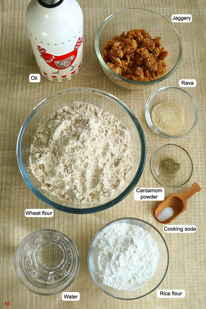 ingredients needed to make sweet appam