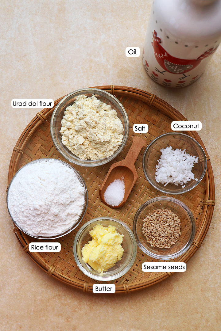 ingredients needed to make uppu seedai