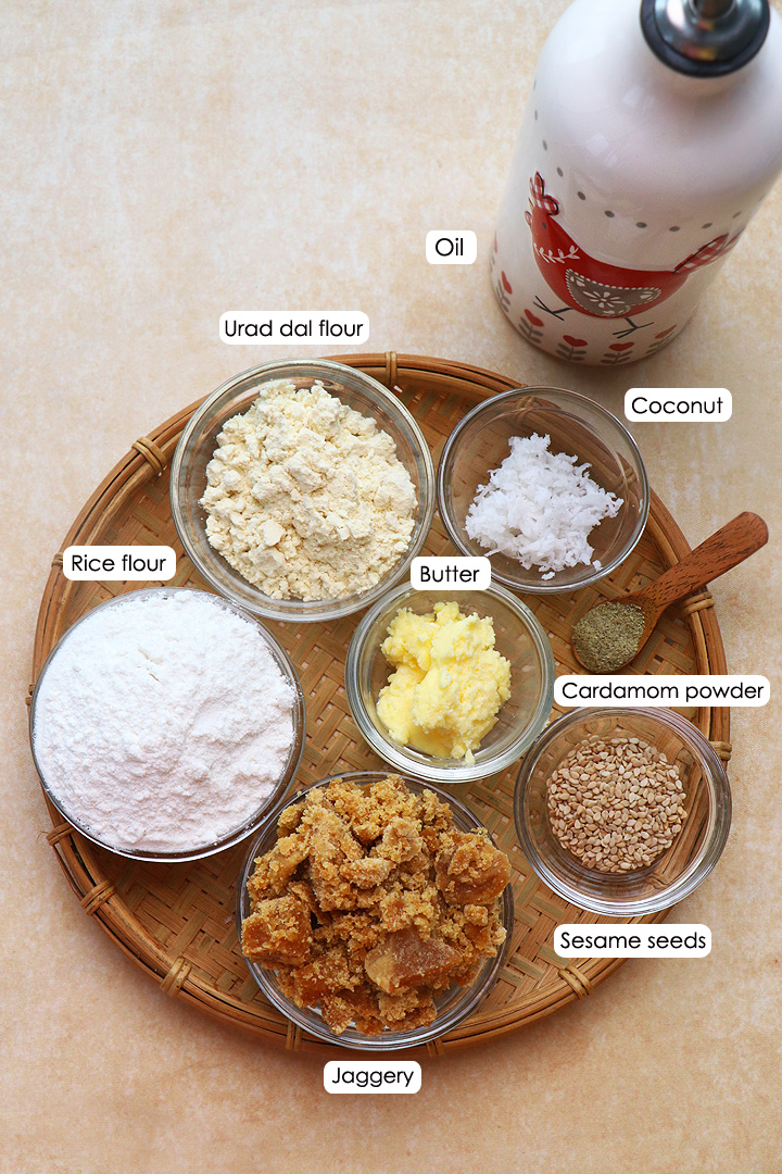 ingredients needed to make vellai seedai
