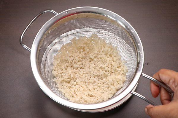 rinse rice ada