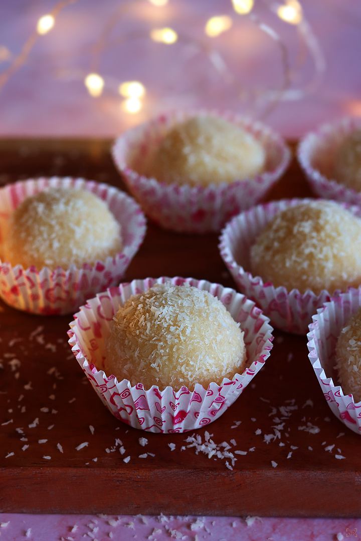 coconut ladoo in cupcake liners