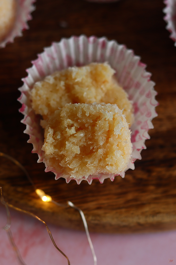 coconut ladoo inside