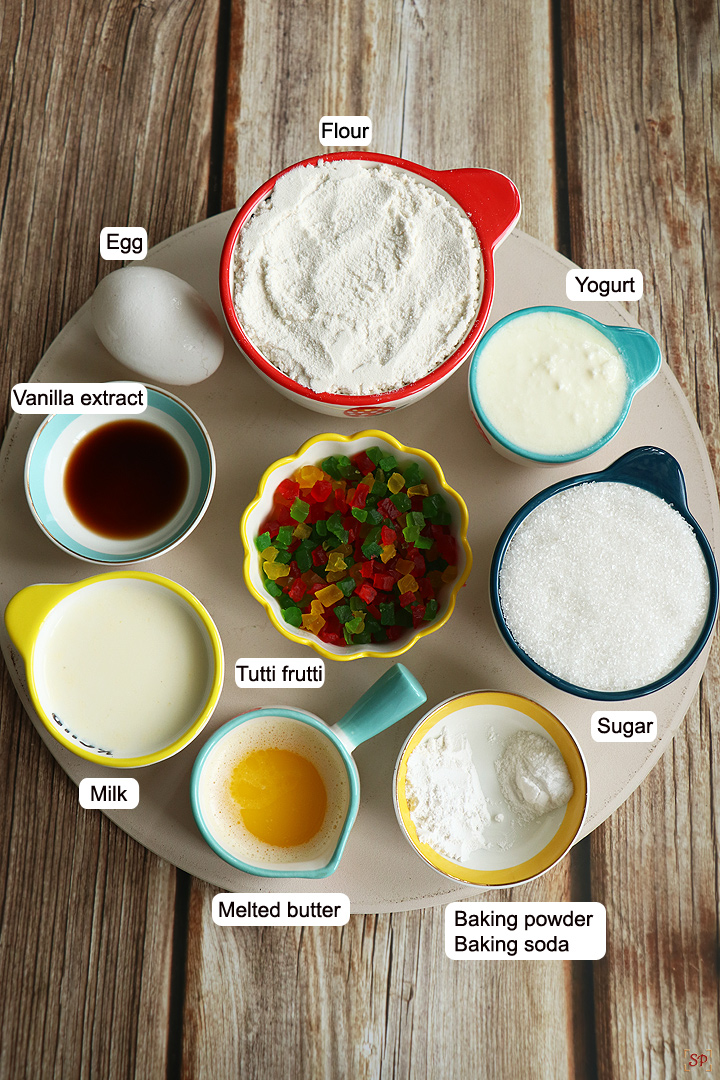 tutti frutti cake ingredients