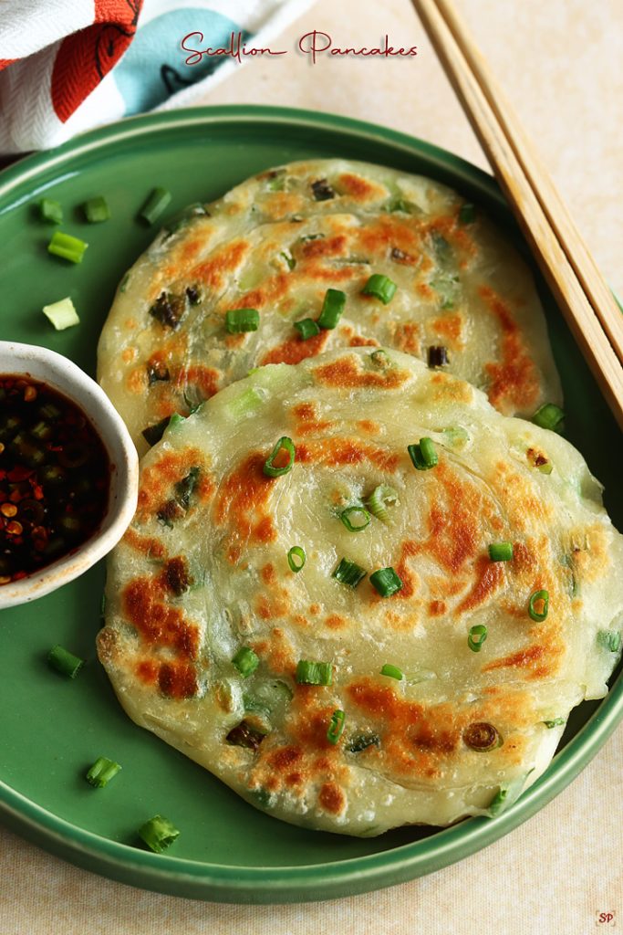 Scallion Pancakes Recipe - Sharmis Passions