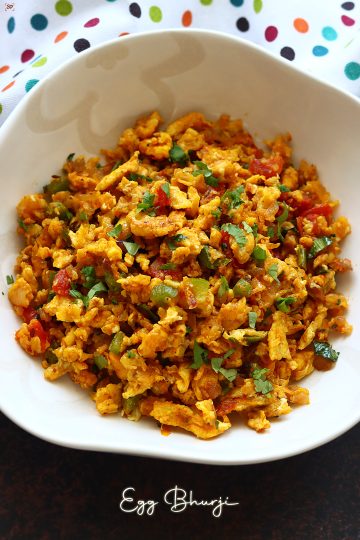 Egg Bhurji Recipe | Anda Bhurji Recipe - Sharmis Passions