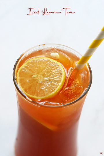 Iced Lemon Tea Lemon Iced Tea Recipe Sharmis Passions