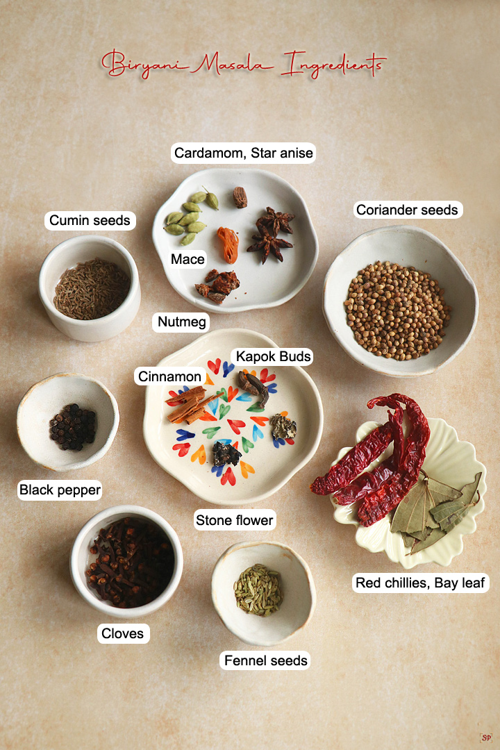 biryani masala ingredients