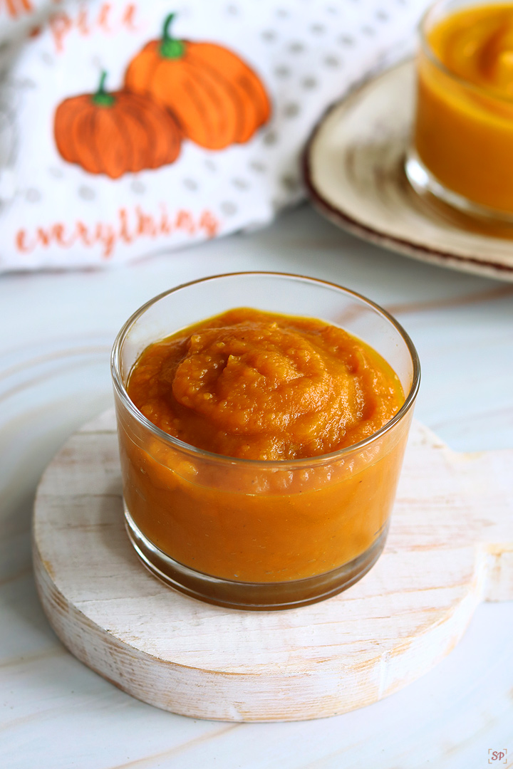 pumpkin puree using oven method